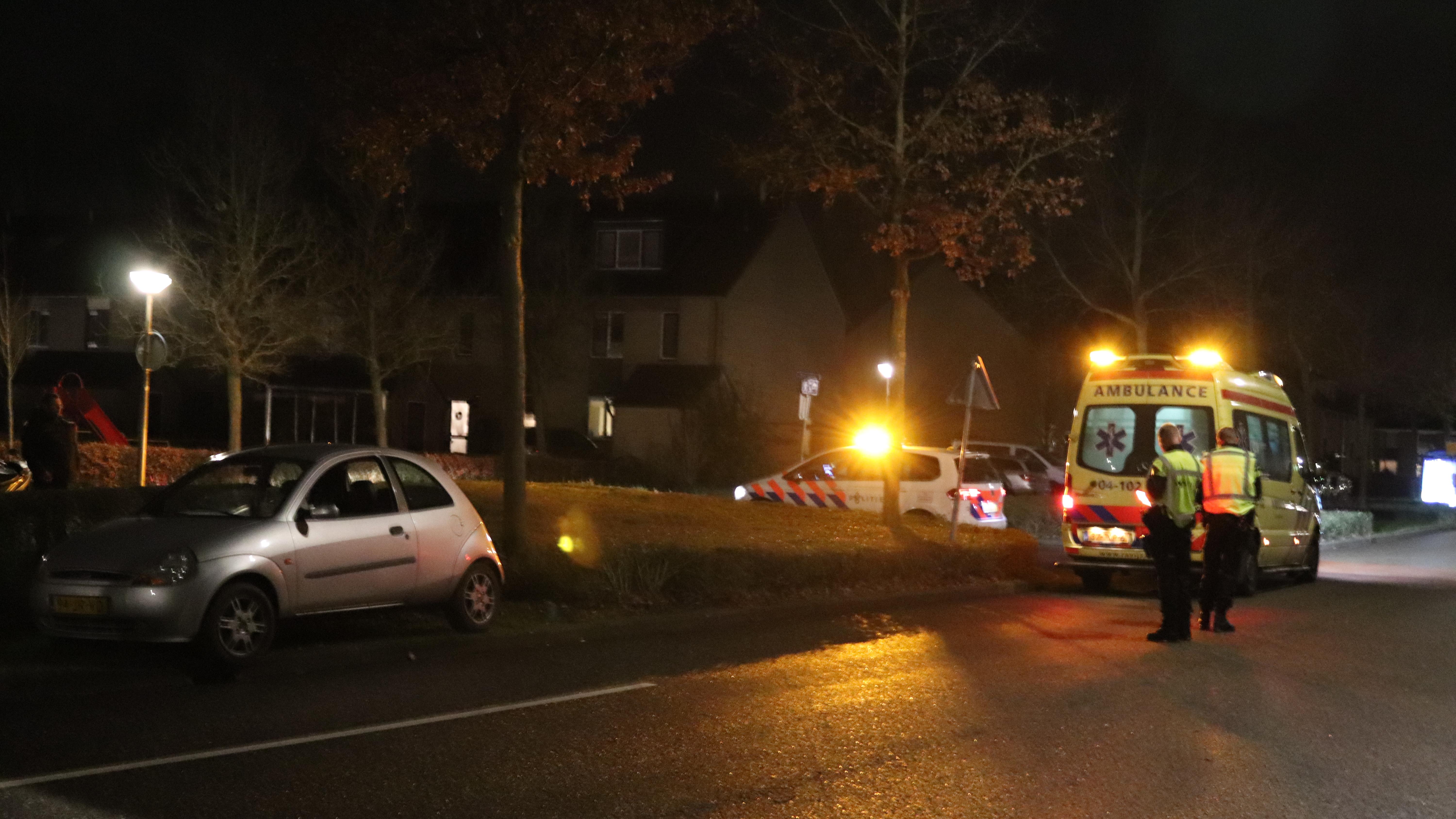 Automobilist gewond na botsing met boom in Zwolle.